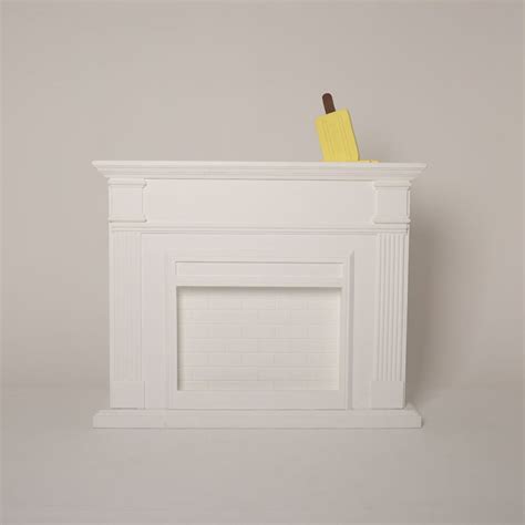 Classic Fireplace Prop – Maternity Photoshoot Prop – whiteihf