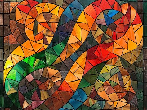 Download Abstract Stained Glass Artwork Wallpaper | Wallpapers.com