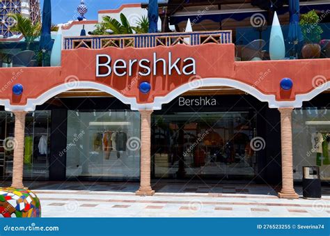 Las Americas,Tenerife,Canary Islands,Spain - April 25,2023: Bershka Retailer Store Exterior with ...