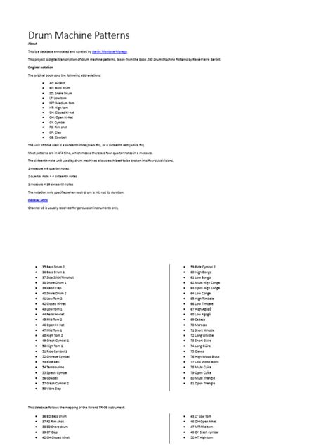 Drum Machine Patterns 的图像结果
