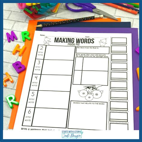 Piggie Pie Book Activities