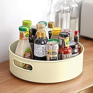 PrettyKrafts Multi-Purpose 360° Rotating Organizer Tray/Kitchen ...