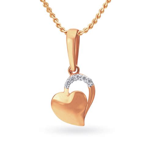 Attractive Heart Diamond Pendant