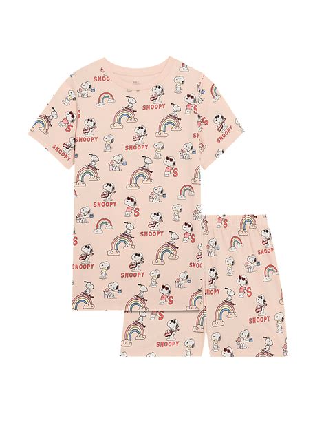 Buy Kids’ Snoopy™ Short Pyjamas (6-16 Yrs) at Marks & Spencer
