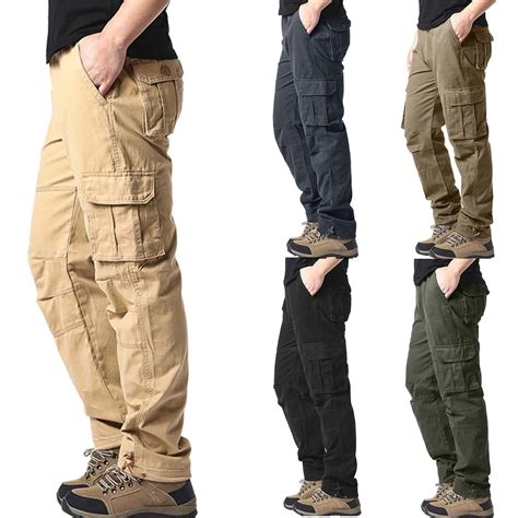 Men-Casual-Fashion-Multi-Pocket-Zipper-Buckle-Male-Cargo-Pants-Outdoor ...