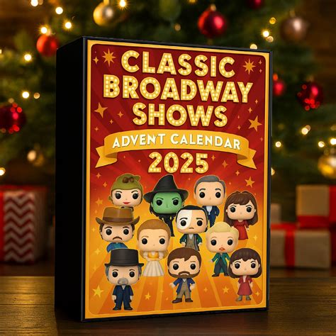 Classic Broadway Shows Advent Calendar 2025 – Kiazure