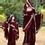 Retro Vintage Medieval Renaissance Dress Ren Faire Witch Viking ...