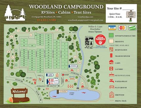 Peaceful Woodland Campground in Pennsylvania