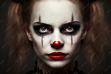 Scary Clown Makeup For Women