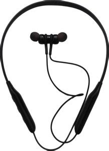 EX5 Premium Black Wireless Neckband with Type C charger Bluetooth ...