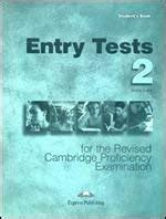 Entry Tests & Practice Tests for the Revised Cpe 2 : Obee, Robert ...