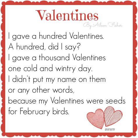 Kids Valentine S Day Poems