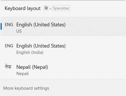 Image result for Remove Us Keyboard Layout