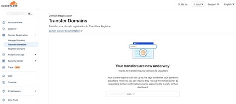 How to transfer your domain registration to Cloudflare - NerdPress®