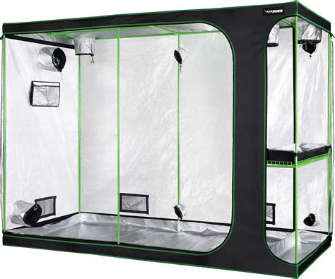 Amazon.com: VIVOSUN 2-in-1 Grow Tent, 108"x48"x80" High Reflective ...