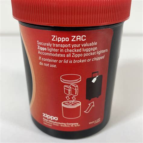 Zippo Air Case, Hold 2 Lighters, for Airplane Travel for sale online | eBay
