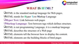 Image result for HTML Full Form in Computer