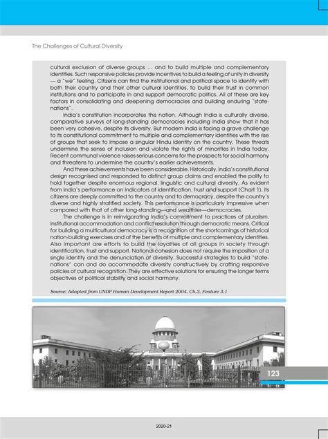 The Challenges Of Cultural Diversity - NCERT Book of Class 12 Indian ...