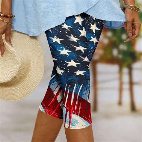 4th of July Yoga Pants American Flag Pants 4th of July Pants for Women ...