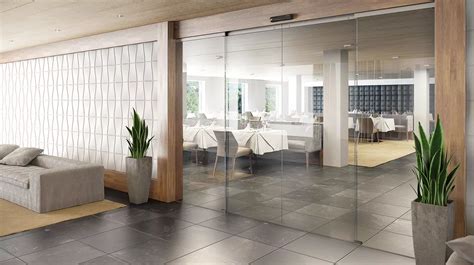 Enhance your entrance with automatic sliding doors