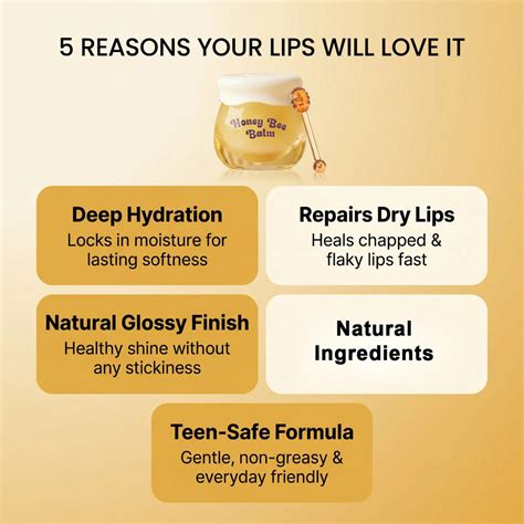Lip Balm for Teens – Natural Honey & Shea Butter | Hey Teen