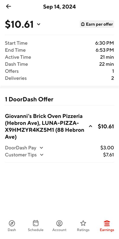 How Much Tip Doordash
