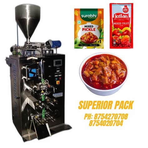 Pickle & Paste Pouch Packing Machine - Pickle Packing Machine ...