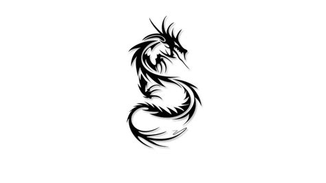 Dragon Black And White Wallpapers - Wallpaper Cave