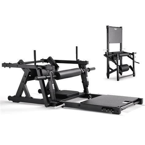 Syedee Glute Bridge Machine, Heavy Duty Plate-Loaded Hip Thrust Machine ...