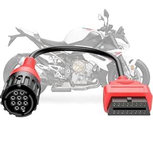 Autel 10 Pin to 16 Pin OBD 2 Connector, Adapter Cable for BMW ...