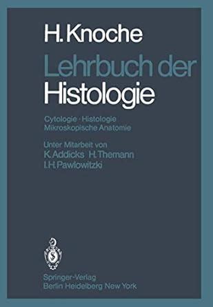 Buy Lehrbuch der Histologie: Cytologie Histologie Mikroskopische ...