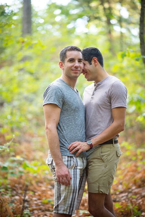 Photo by Makayla Jade Creatives | Outdoor Gay Engagement Shoot in Massachusetts | POPSUGAR Love ...