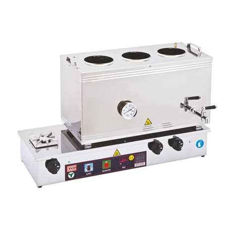 Duran Çelik DÇ 012 55 Model 3 Teapot Screw Tea Cooker, 42 L, Natural ...