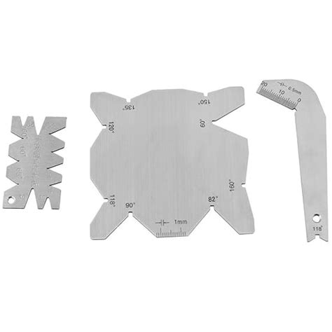 Drill Angle Gauge, 3Pcs Drill Bits Angle Gauge Set Dirll Sharpener ...