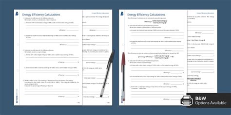 Energy Efficiency Calculation | Physics | Beyond Science