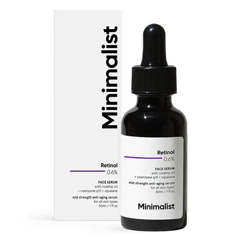 Buy Minimalist 0.6% Retinol Face Serum 30 ml | 19 Minutes Delivery ...