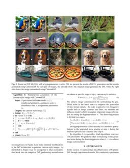 Cartoon Diffusion Model 的图像结果