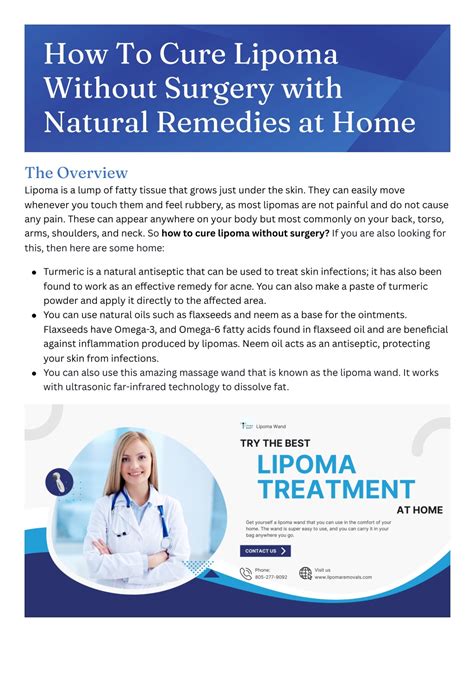 PPT - How To Cure Lipoma Without Surgery with Natural Remedies at Home? PowerPoint Presentation ...