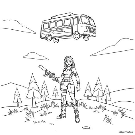 Fortnite Ruby Desenhos Para Colorir