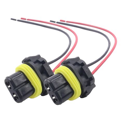 HiSport 9005 9006 HB3 HB4 Female Adapter Wiring Harness Headlight Fog ...