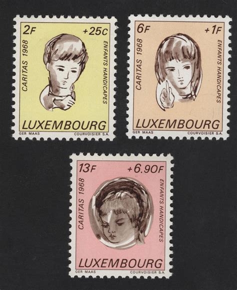 SCG13099 - Luxembourg 1968 Caritas – Children with Disabilities Charit ...