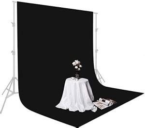 ALFASIYA 4x8 FT Black Backdrop Photo Studio Photography Background ...