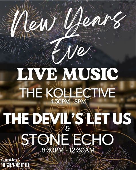 ? NEW YEAR’S EVE at Gantley’s Tavern! ?, 172 Arthurs Point Road ...