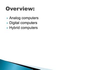 Image result for Types of Computer Introduction