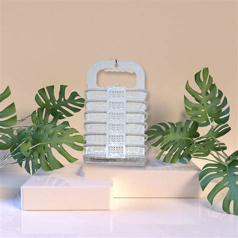 8145 Wall Hanging Laundry Basket Clothes Hanger Dirty Hamper Clothes S ...