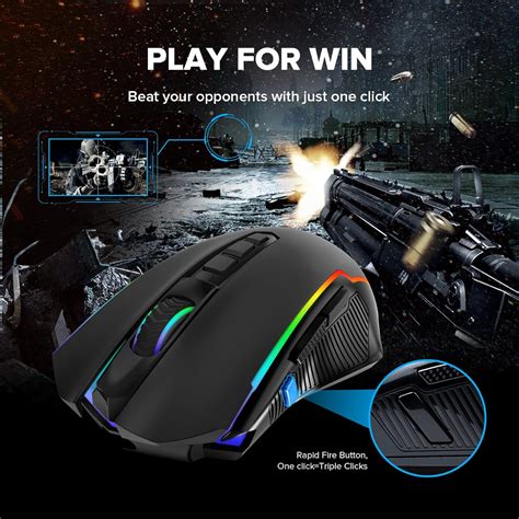 Buy Gaming Mouse, Redragon Wireless Mouse Gaming with 8000 DPI, PC ...