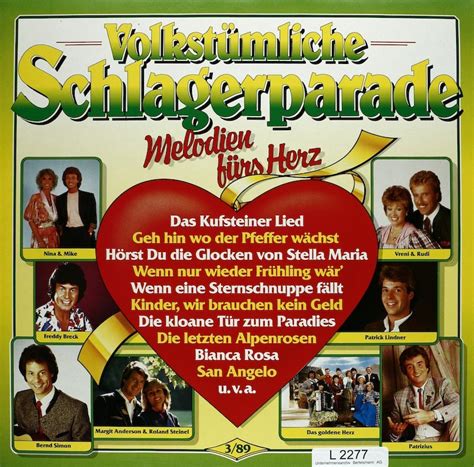 Volkstümliche Schlagerparade 3/89. Melodien fürs Herz – Bertelsmann ...