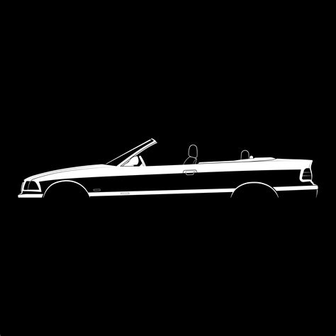 BMW M3 Cabrio Silhouette