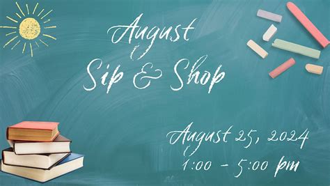 August Sip and Shop, Outerbelt Brewing & Taproom, Carroll, 25 August ...