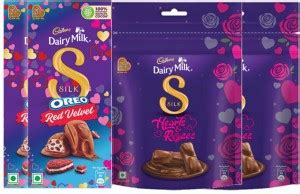 Cadbury Dairy Milk Silk Home Treats Valentine Chocolates, (Pack of 2 x ...